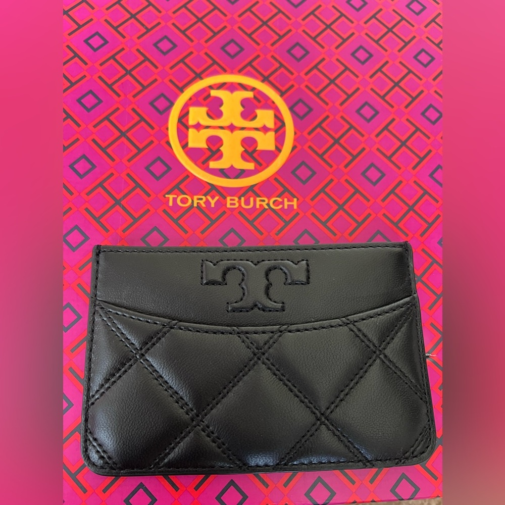 Tory Burch Savannah Zip card case NWT